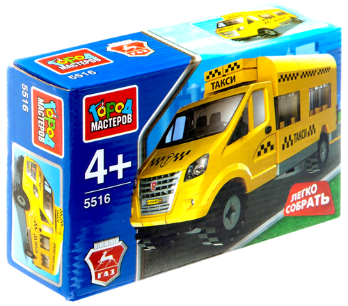 

Конструктор ГОРОД МАСТЕРОВ Легко cобрать Газель, в ассортименте