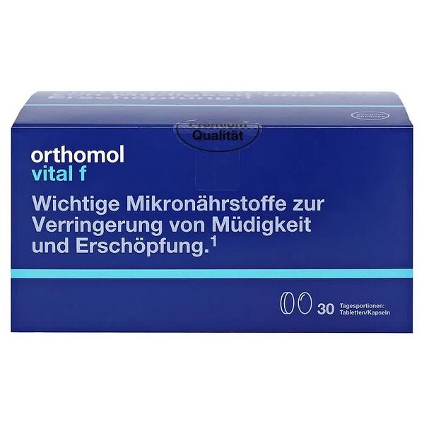 Orthomol vital f 30 шт капсулы, таблетки