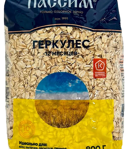 Хлопья Пассим Геркулес 800 г