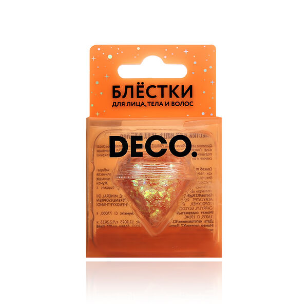 Глиттер Deco Dream dust для лица, тела и волос gold