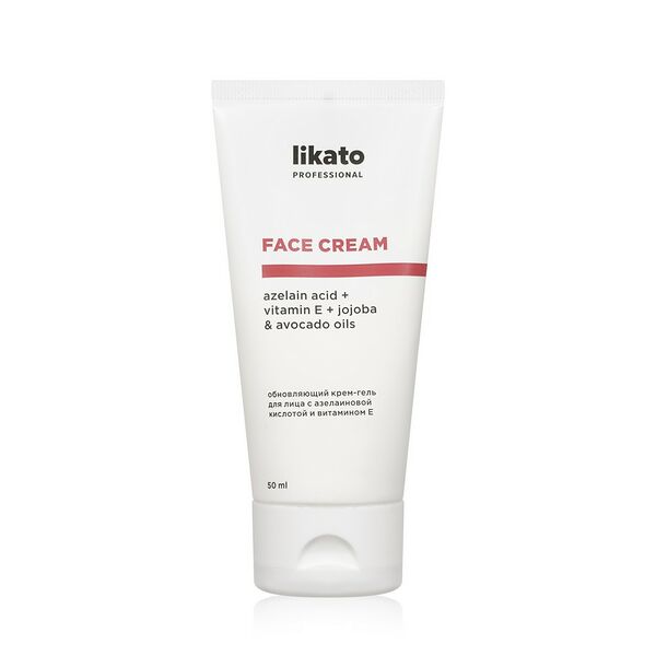 Likato Professional Крем-гель для лица с азелаиновой кислотой и витамином Е обновляющий, 50 мл