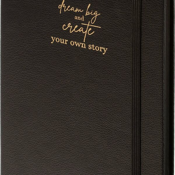 Ежедневник недатированный черный, А5 136 л., Story, ATTACHE