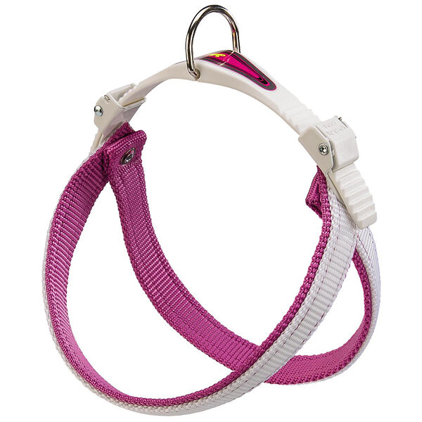 Шлейка AGILA DUAL COLORS 7 бело-сиреневая