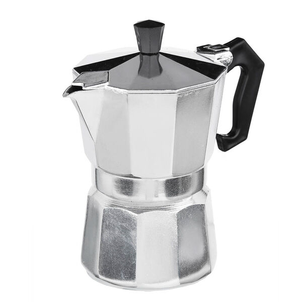 Vetta кофеварка гейзерная, 3 чашки, алюминий(sgs), пластиковая ручка