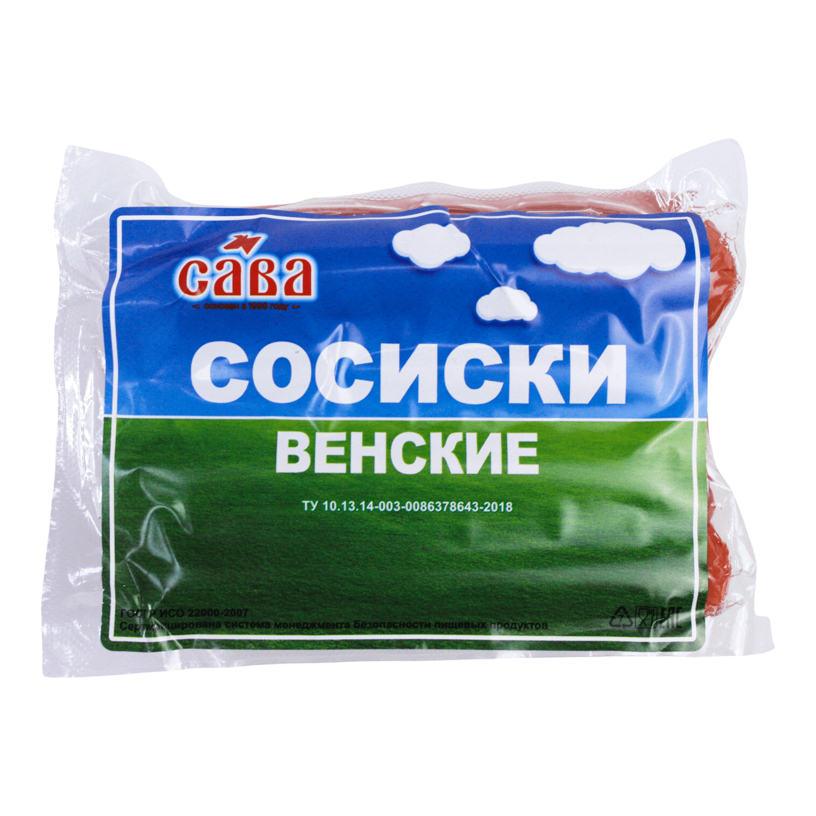 

Сосиски Сава Венские 450 г