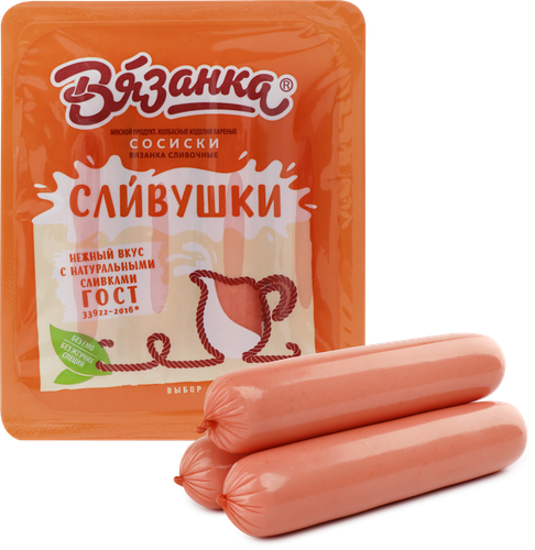 

Сосиски Вязанка Сливушки 450 г