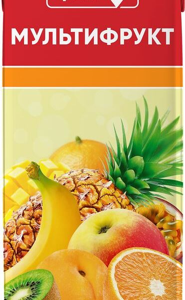 Напиток сокосодержащий Красная Цена мультифрукт 1 л
