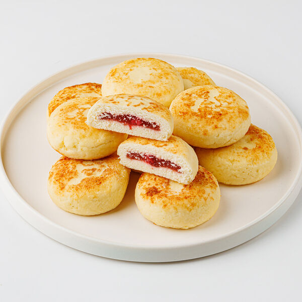 Сырники с клубничной начинкой, замороженные