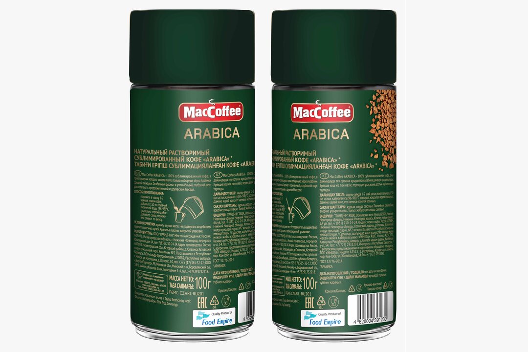 

Кофе MacCoffee Arabica растворимый 100 г