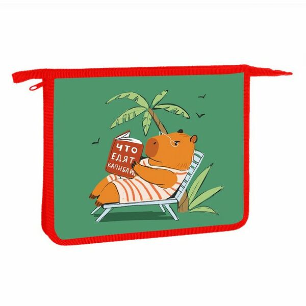 Папка на молнии Listoff А5 Капибар, 72г