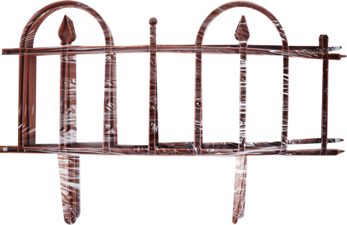 

Ограждение садовое Giardino Club Заборчик, терракот 60x40 см, 4 шт.