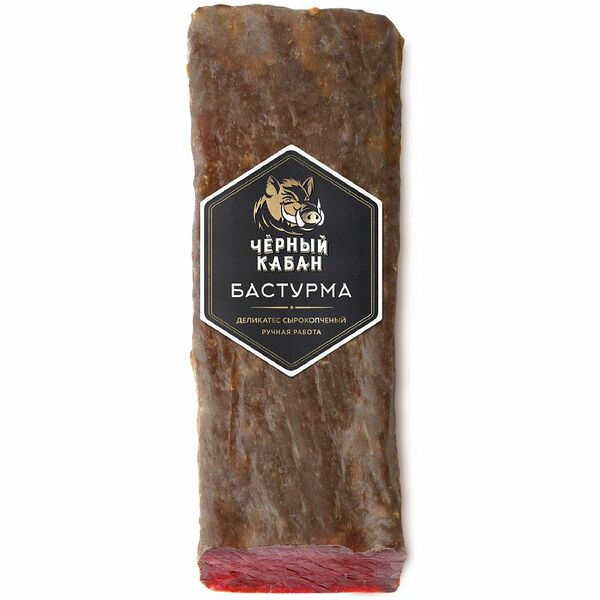 Бастурма Черный Кабан из мяса говядины сырокопченая категории А