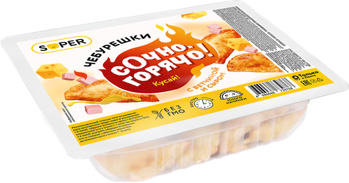 

Чебурешки Super с ветчиной и сыром 300 г