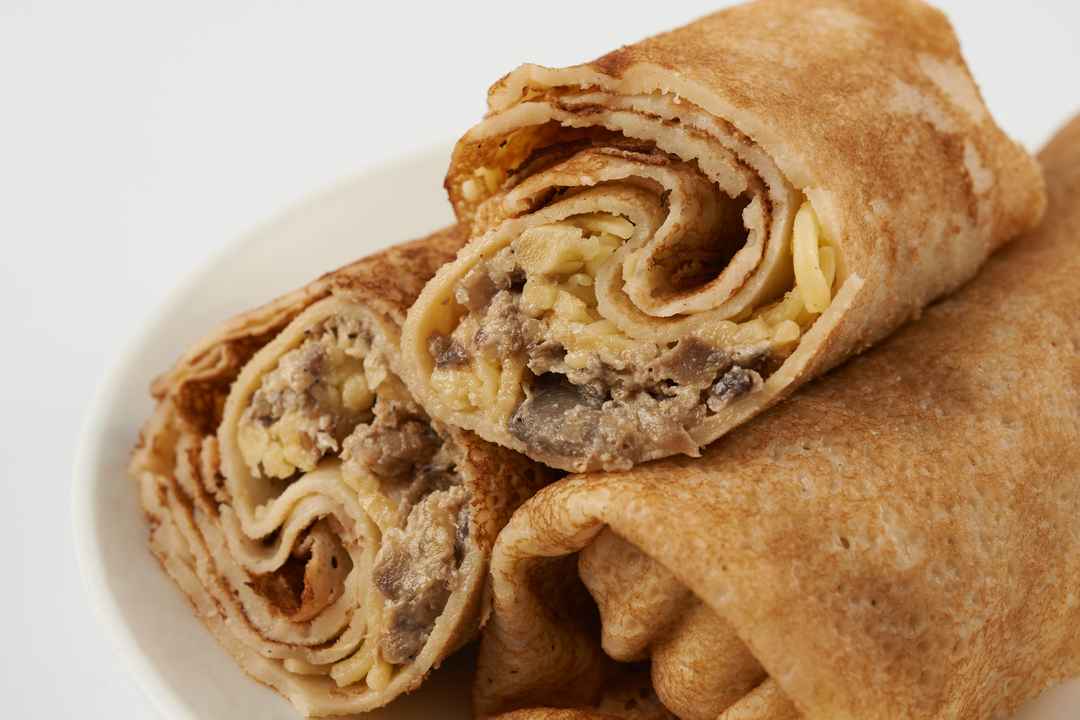 

Блины с грибным жульеном и сыром, 200 г