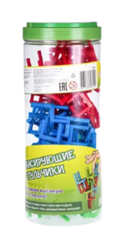Настольная игра 1Toy Балансирующие стульчики