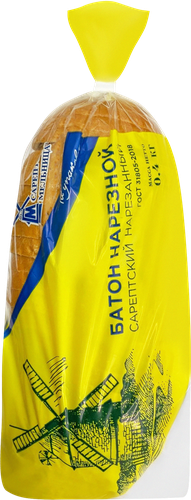 

Батон нарезной Сарептская мельница Сарептский нарезка 400 г