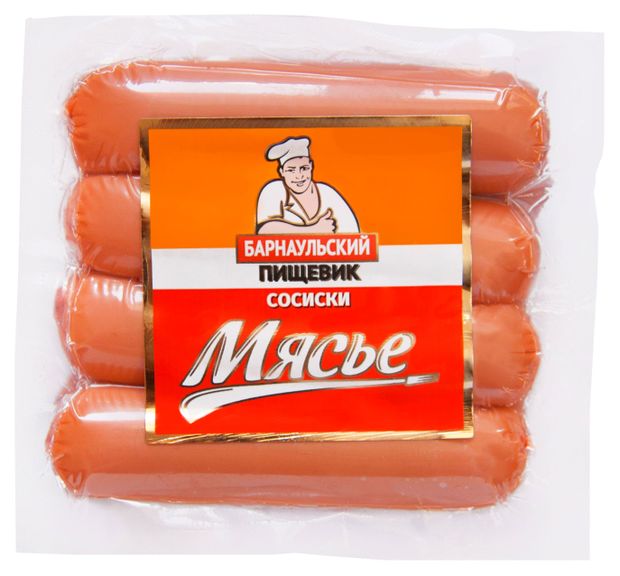 

Сосиски Барнаульский Пищевик Мясье 340 г