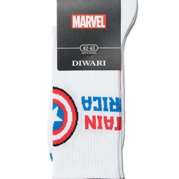 Носки мужские конте марвел р.25 176 белый 19 с-222 спм