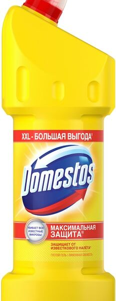Гель чистящий Domestos Лимонная свежесть универсальный против бактерий и запахов 1.5л
