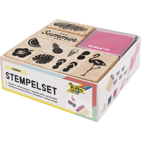 Набор деревянных штампов 