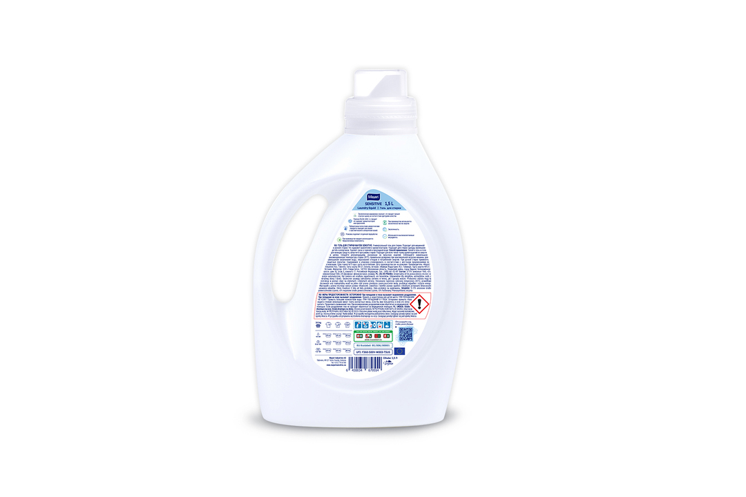 

Гель для стирки Mayeri Sensitive Whites+Colors 1500 мл