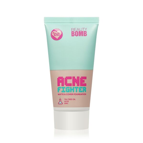 Тональный крем Beauty bomb Acne Fighter тон 02 25 мл