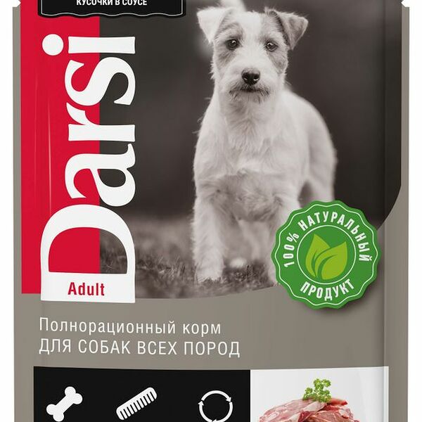 Корм для собак влажный Darsi Ягненок с горошком