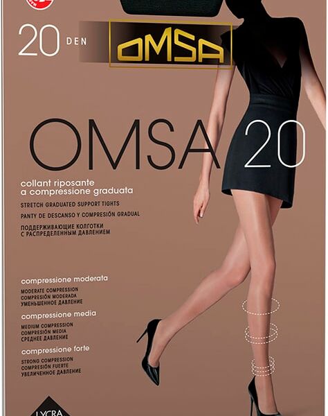 Колготки Omsa Omsa 20 Nero Черный Размер 3