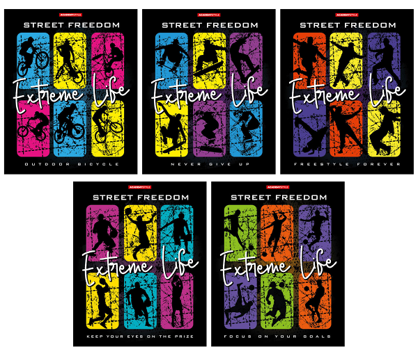 Тетрадь Academy Style в клетку А5, 48 л в ассортименте 1шт