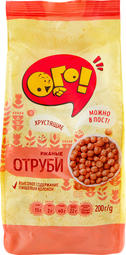 

Отруби ржаные Ого! экструдированные 200 г