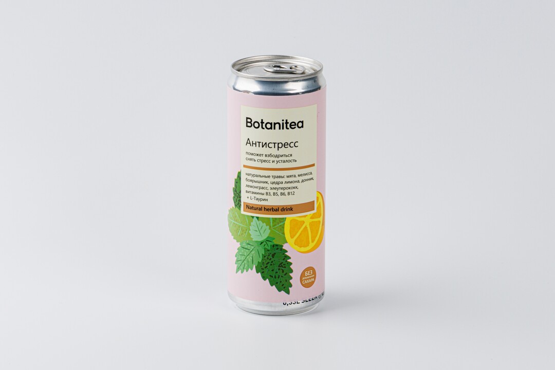 

Напиток Botanitea Antistress безалкогольный слабогазированный 330 мл