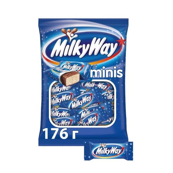 Milky Way Minis шоколадные конфеты 176 г