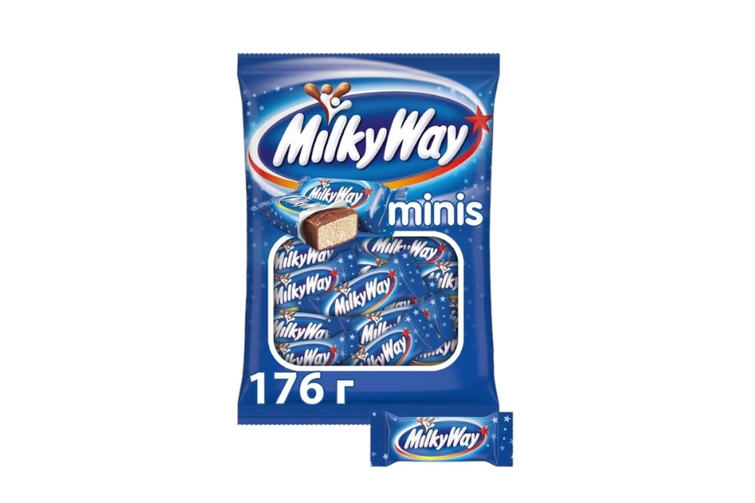 

Milky Way Minis шоколадные конфеты 176 г