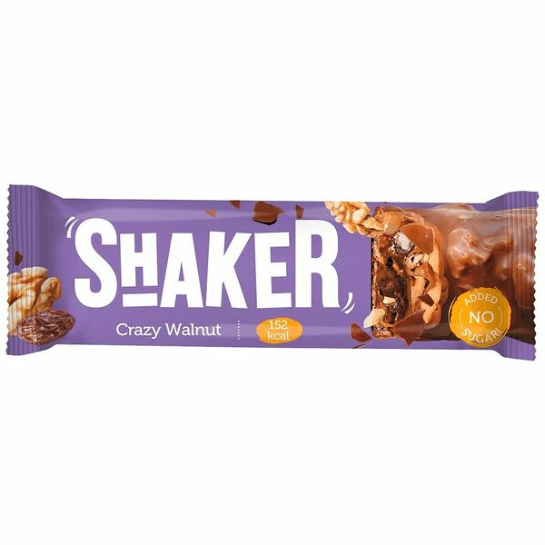 Батончик Shaker Грецкий орех глазированный 35г