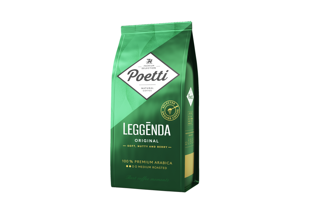 

Кофе молотый Poetti Leggenda Original натуральный жареный