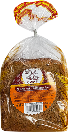 

Хлеб Тамбовский Алтайский нарезка 230г