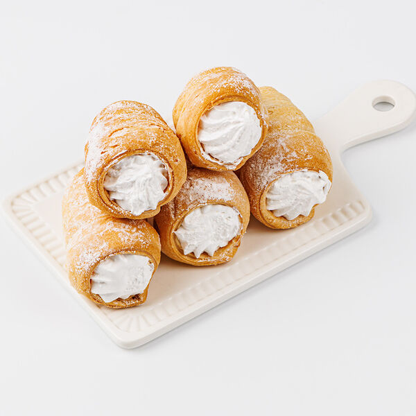 Трубочки с белковым кремом