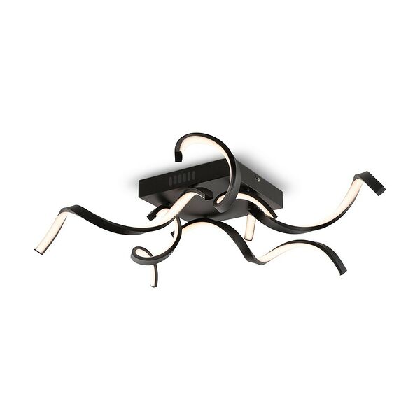 Потолочный светильник Freya Wendy, LED, 43 Вт, 1700 Лм, 4000К, черный