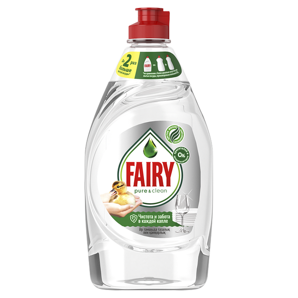 Средство для мытья посуды Fairy Pure&clean, 450мл