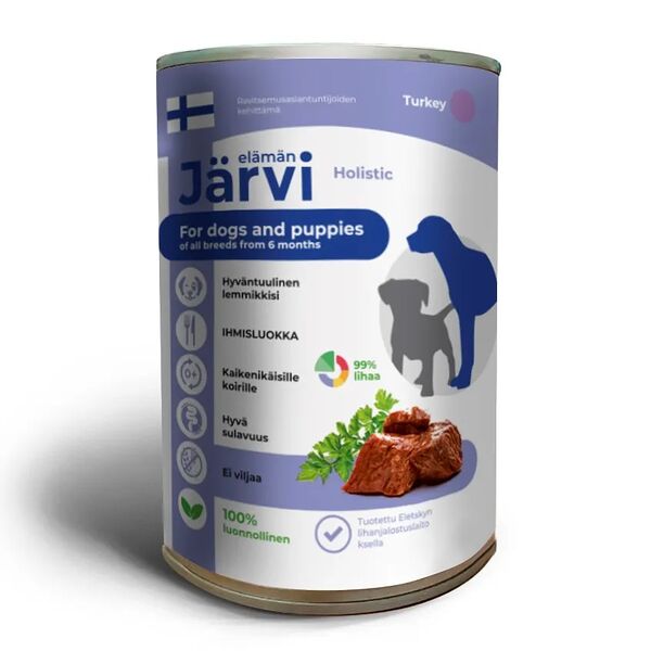 Jarvi консервы для щенков и собак всех пород Индейка