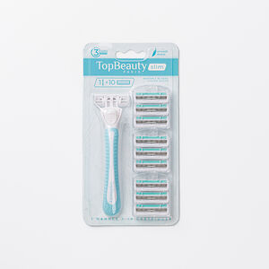 Женская бритва TopBeauty Paris:1 Бритва + 10 сменных кассет