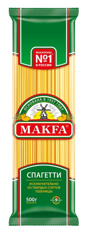 

Макаронные изделия Makfa Спагетти 500 г