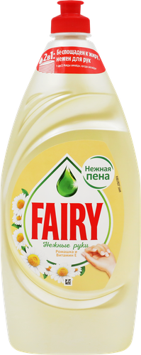 

Средство для мытья посуды Fairy Нежные руки ромашка и витамин Е 900 мл