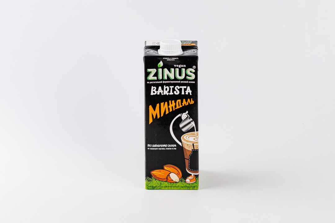 

Напиток миндальный Zinus barista moloko миндальное обогащенный кальцием и витаминами, 1л