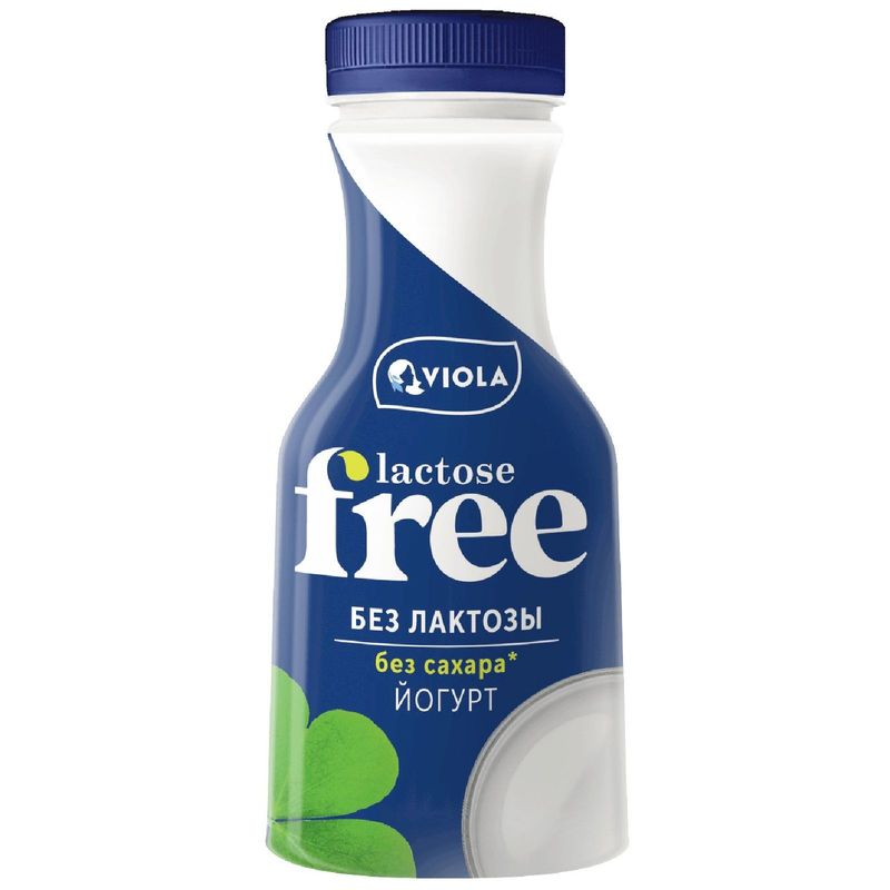 

Йогурт питьевой Viola Lactose Free натуральный 1.3% БЗМЖ 270 г