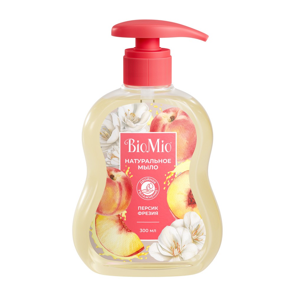 

Мыло жидкое BioMio Natural Liquid Soap Персик-фрезия 300 мл