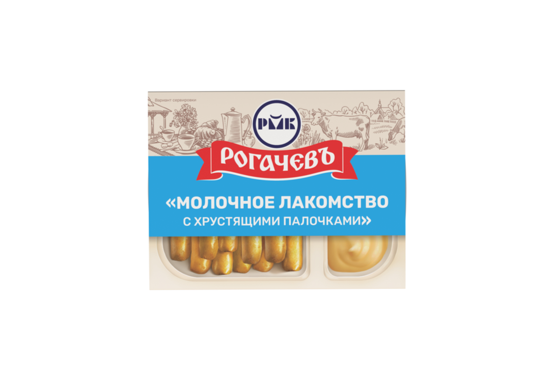 

Молоко сгущенное Рогачевъ 8.5% с хлебными палочками 47 г