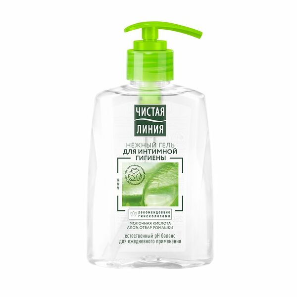 Гель для интимной гигиены Чистая Линия нежный