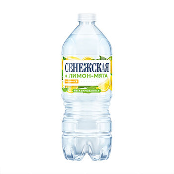 Вода питьевая Сенежская лимон-мята негазированная