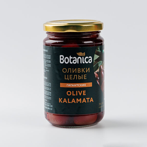 Оливки Botanica Kalamata целые в винном уксусе 314мл